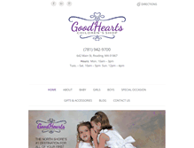 Tablet Screenshot of goodheartsshop.com